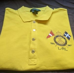 Womens Vintage Ralph Lauren Yacht Club Polo Sz M